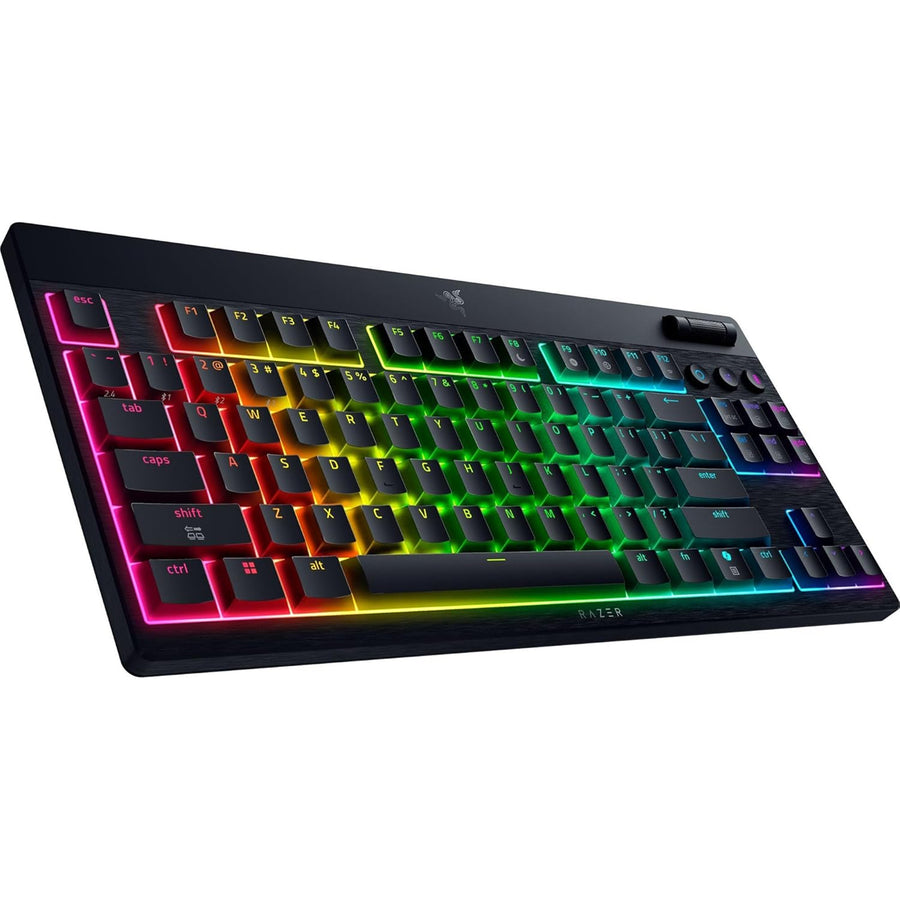 RZ03-05450700-R3M1 - RAZER BLACKWIDOW V4 LOW-PROFILE TENKEYLESS HYPERSPEED - WIRELESS LOW-PROFILE MECHANICAL GAMING KEYBOARD (ORANGE TACTILE SWITCH) - US LAYOUT - FRML