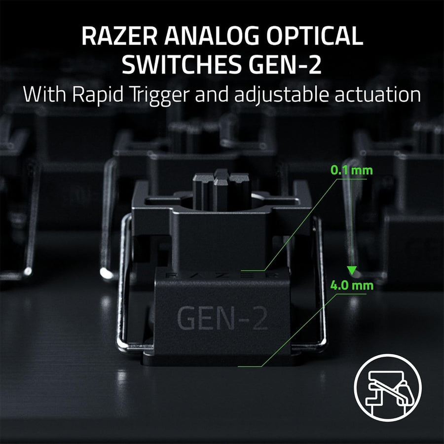 RAZER HUNTSMAN V3 PRO 8KHZ - ANALOG OPTICAL ESPORTS KEYBOARD - US LAYOUT - FRML