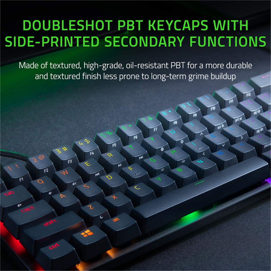 RZ03-03390100-R3M1 - RAZER HUNTSMAN MINI - 60% OPTICAL GAMING KEYBOARD (CLICKY PURPLE SWITCH) - FRML PACKAGING