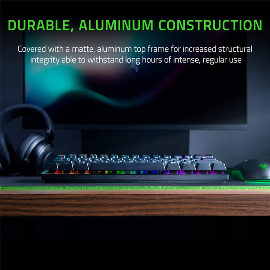 RZ03-03390100-R3M1 - RAZER HUNTSMAN MINI - 60% OPTICAL GAMING KEYBOARD (CLICKY PURPLE SWITCH) - FRML PACKAGING