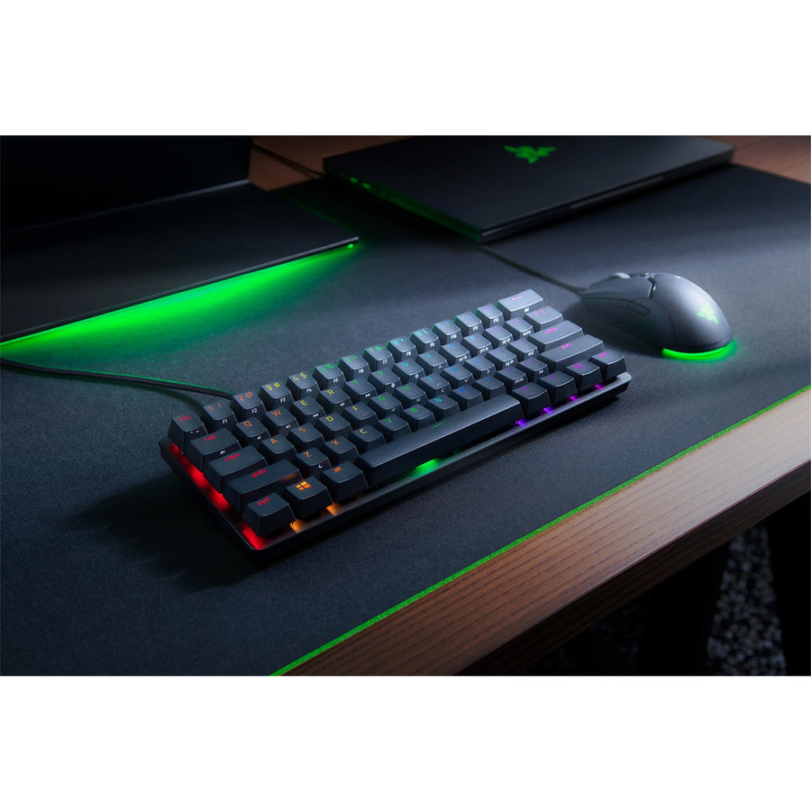 RZ03-03390100-R3M1 - RAZER HUNTSMAN MINI - 60% OPTICAL GAMING KEYBOARD (CLICKY PURPLE SWITCH) - FRML PACKAGING