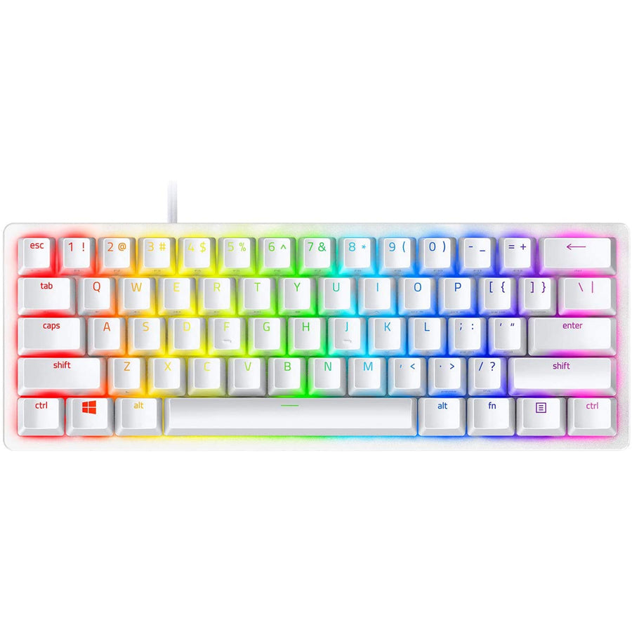 RZ03-03390400-R3M1 - RAZER HUNTSMAN MINI - MERCURY EDITION - 60% OPTICAL GAMING KEYBOARD (LINEAR RED SWITCH) - FRML PACKAGING