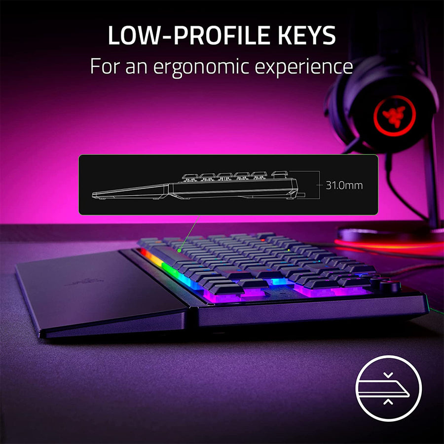 RZ03-04880100-R3M1 - RAZER ORNATA V3 TENKEYLESS - LOW PROFILE GAMING KEYBOARD - US LAYOUT - FRML