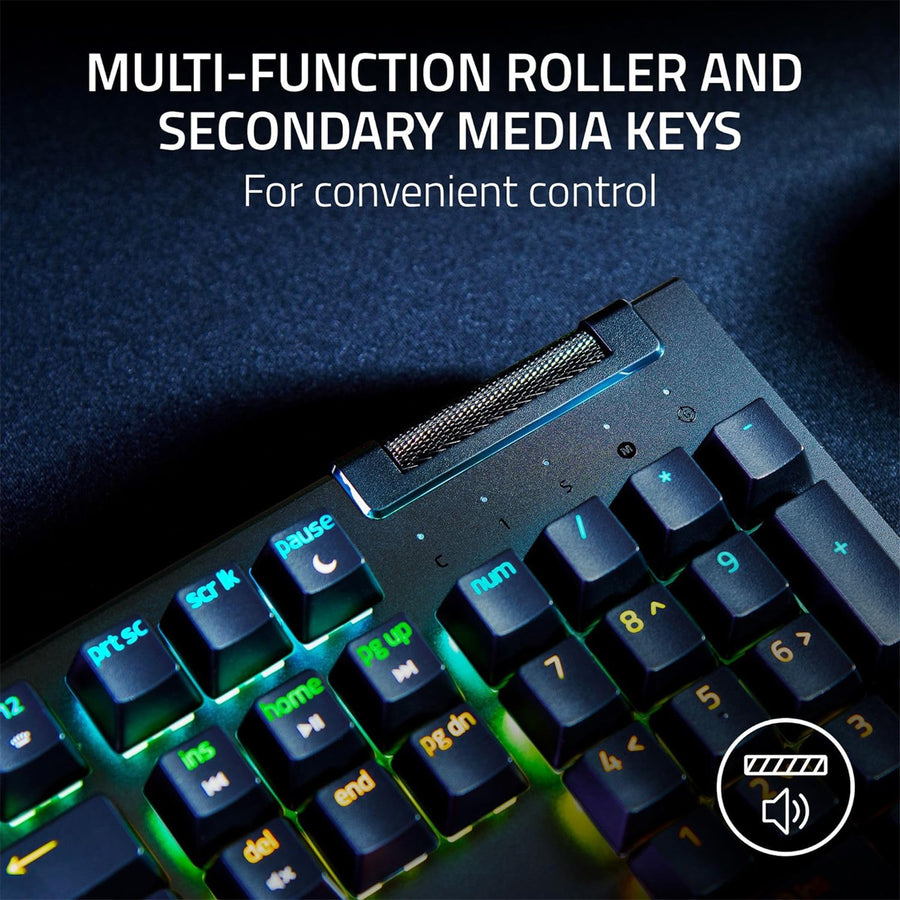 RZ03-04700100-R3M1 - RAZER BLACKWIDOW V4 X - MECHANICAL GAMING KEYBOARD (GREEN SWITCH) - US LAYOUT - FRML