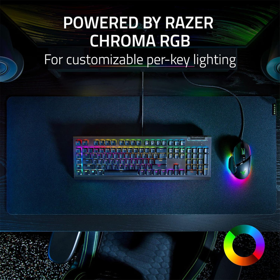 RZ03-04700100-R3M1 - RAZER BLACKWIDOW V4 X - MECHANICAL GAMING KEYBOARD (GREEN SWITCH) - US LAYOUT - FRML