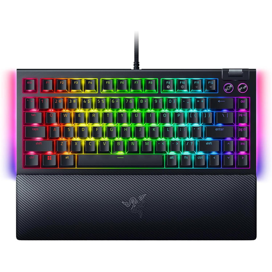 Razer BlackWidow v4 75% Hot-Swappable Mechanical Gaming Keyboard - Razer Orange