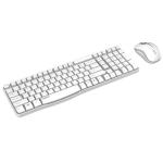 RAPOO-X1800S-WH - Rapoo X1800S wireless multimedia keyboard and mouse white
