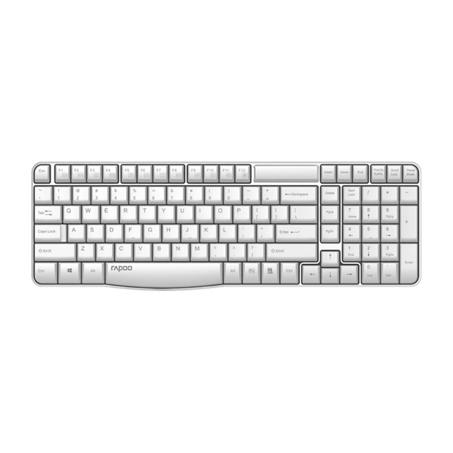 Rapoo X1800S wireless multimedia keyboard and mouse white
