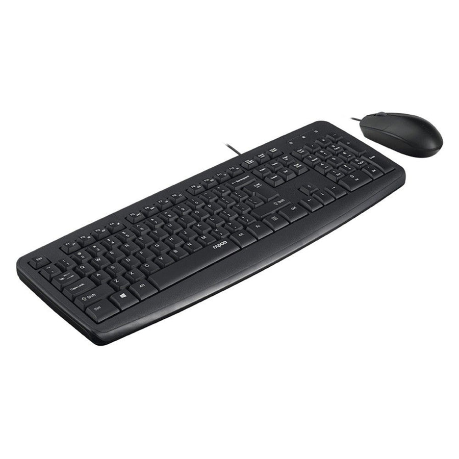 Rapoo NX1600 Wired Mouse & Keyboard Combo Black