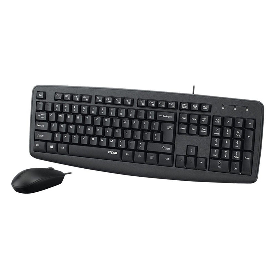 Rapoo NX1600 Wired Mouse & Keyboard Combo Black
