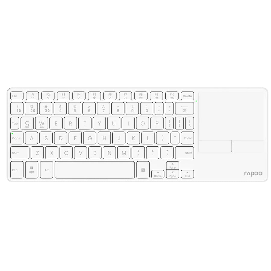 Rapoo  E900T  Wireless Touchpad Keyboard - White