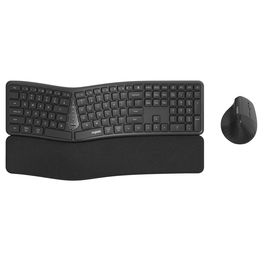 Rapoo  8810ME  Wireless Ergonomic Mouse & Keyboard Combo