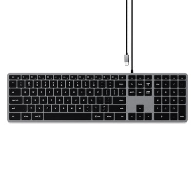 SATECHI  W3  Keyboard with Numeric Keypad - Space Grey