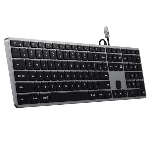 SATECHI  W3  Keyboard with Numeric Keypad - Space Grey
