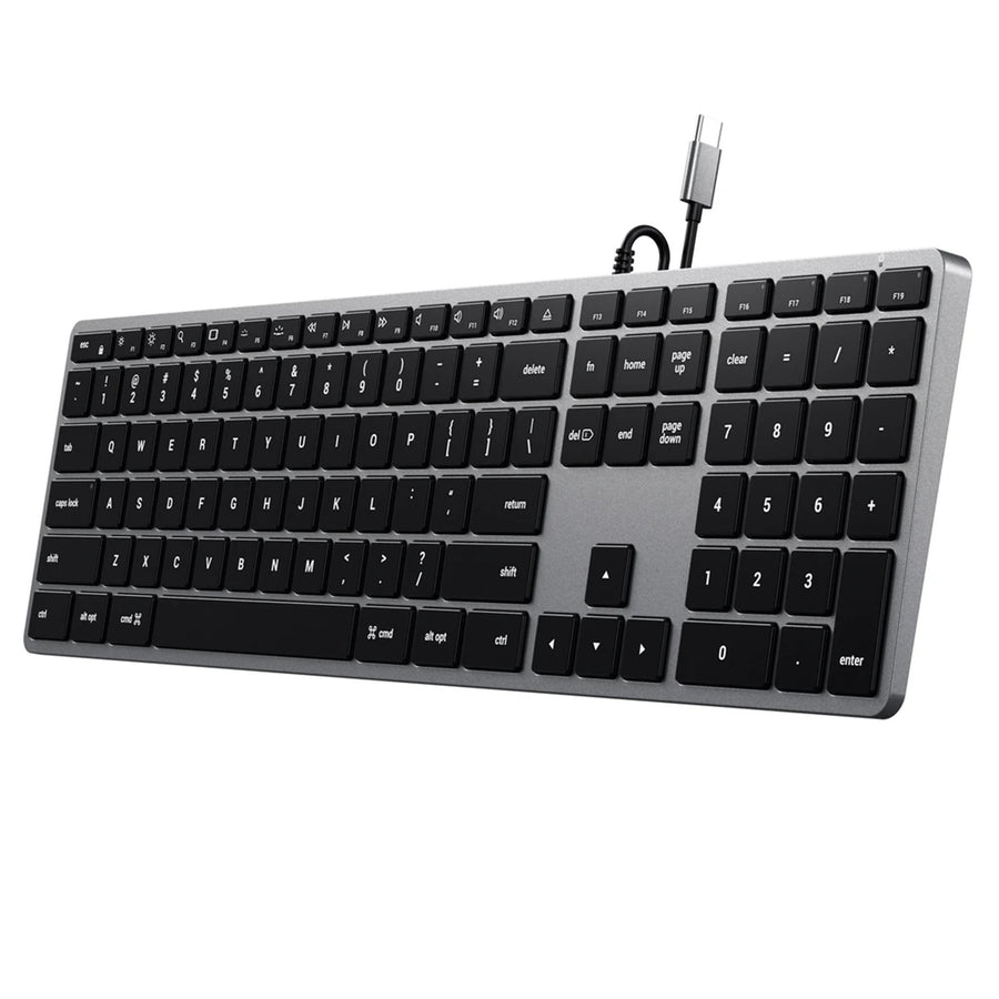 SATECHI  W3  Keyboard with Numeric Keypad - Space Grey