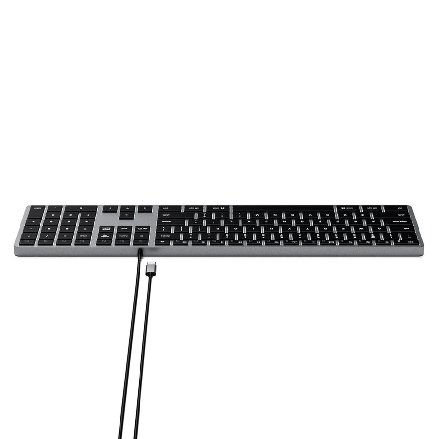 SATECHI  W3  Keyboard with Numeric Keypad - Space Grey