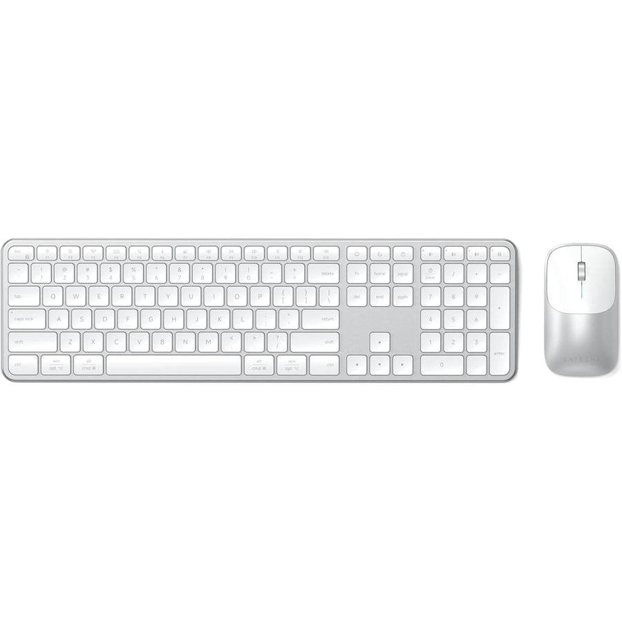 SATECHI EX3 Wireless Keyboard & Mouse Combo - (Silver)