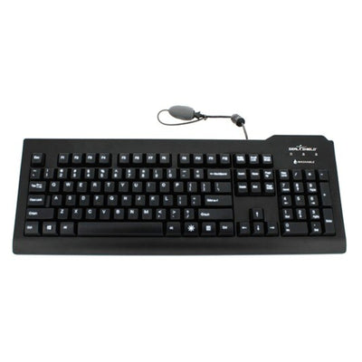 Seal Shield SEAL KEYBOARD 104K IP68 USB Glow Black