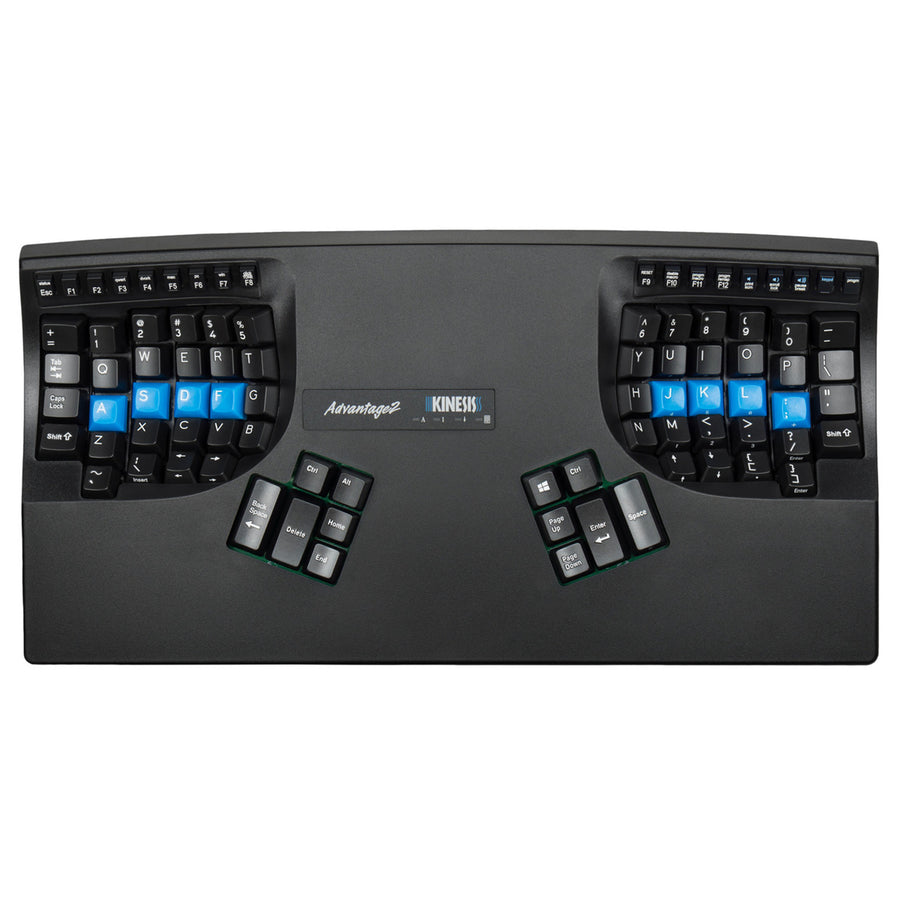 22KAB2 - KEYBOARD WIRED ADVANTAGE 2  BLACK KINESIS PC, MAC