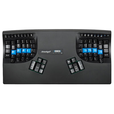 22KAB2 - TASTATUR KABELGEBUNDEN ADVANTAGE 2 SCHWARZ KINESIS PC, MAC