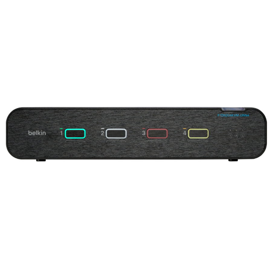 F1DN204KVM-UN-4 - Belkin 4-Port Dual Head KVM Switch