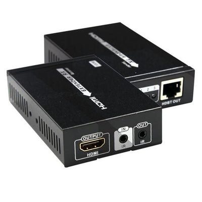 LENKENG LKV375-100 - HDBaseT HDMI Extender over Single Cat5e/6 up to 100m Extends HDMI & IR