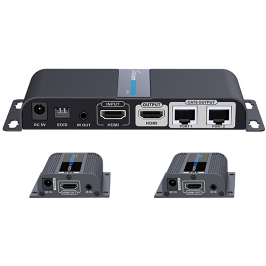 LENKENG  LKV712PRO 1 in 2 Out HDMI Extender