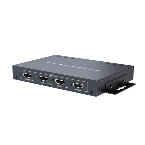 LENKENG LKV401MS - 4-In-1-out HDMI Multiviewer Switch. Displays Video 4x HDMI