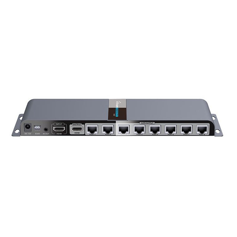 LENKENG LKV718PRO - 1-In-8-Out 1080P HDMI Extender 1x HDMI 8x RJ45 out Compatible w/ CAT6/6a/7 Cables
