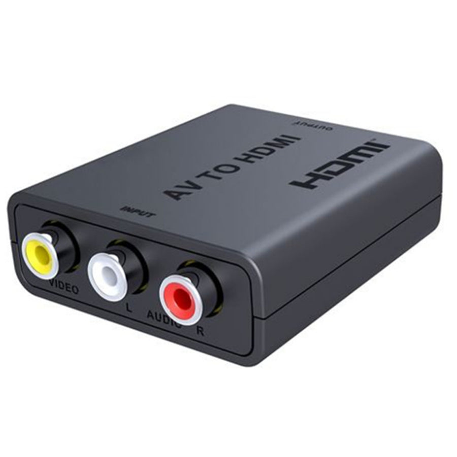 LENKENG LKV3065 - RCA to HDMI Converter. Instantly Converts Upscales AV Media to HDMI @720P/1080P