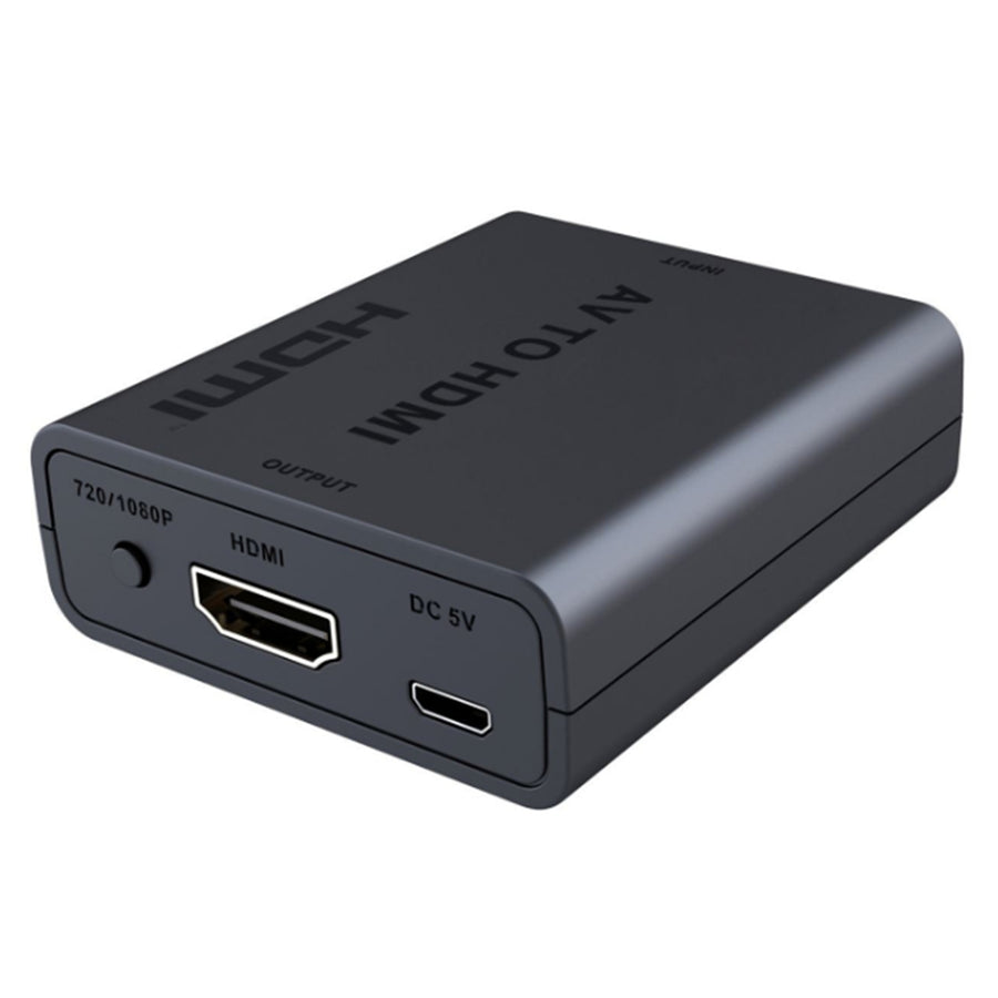 LENKENG LKV3065 - RCA to HDMI Converter. Instantly Converts Upscales AV Media to HDMI @720P/1080P