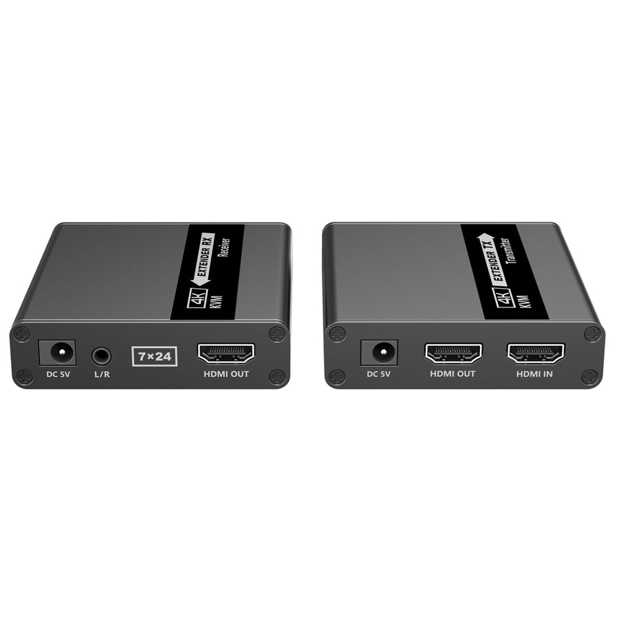 LENKENG LKV223KVM - 1080P HDMI Extender w/ KVM Over Single Cat6/6A Cable. Mouse & Keyboard