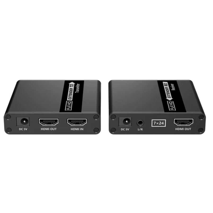 LENKENG LKV223P - HDMI & IR Extender Kit over Cat6/6a/7 up to 4K@30Hz. Zero Latency Send Signal up to 70m