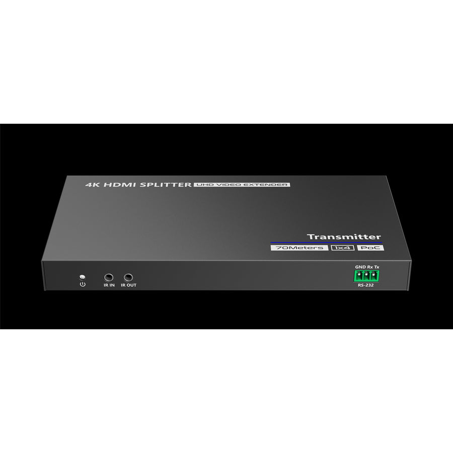 LENKENG LKV724P - 1-In-4-Out 4K@30Hz HDMI Extender. 1x HDMI 4x RJ45 out Compatible w/ CAT6/6a/7 Cables