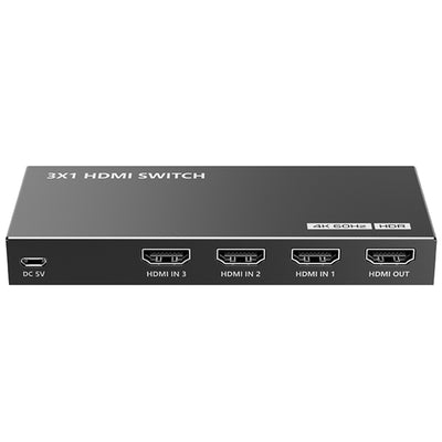 LENKENG LKV301HDR-V3-0 - 4K 3-In-1-out HDMI HDR Switch. Support 12 bit full HD video 3D video & 4K x 2K@30/60