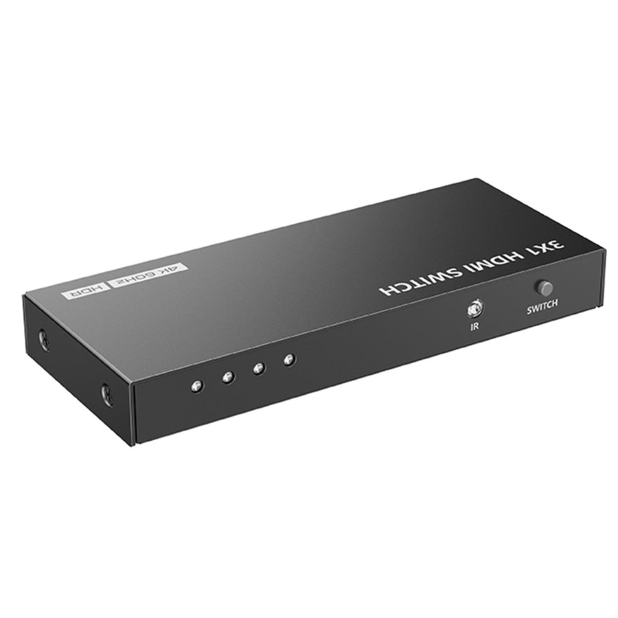 LENKENG LKV301HDR-V3-0 - 4K 3-In-1-out HDMI HDR Switch. Support 12 bit full HD video 3D video & 4K x 2K@30/60