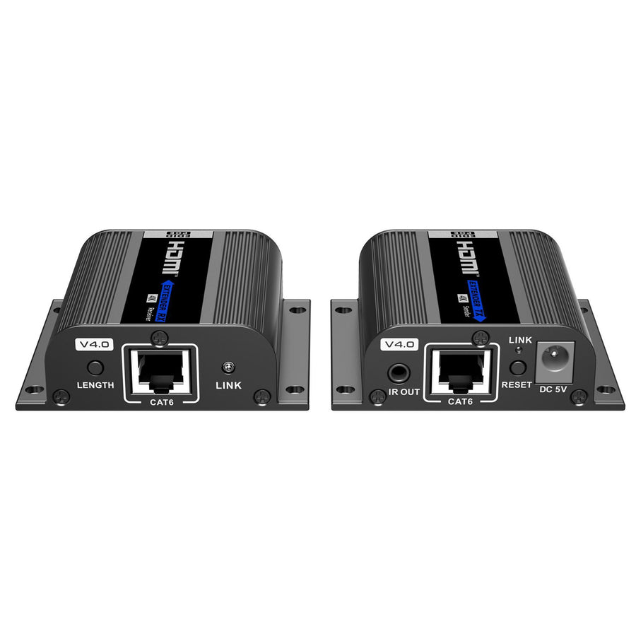 LENKENG LKV372EDID-V4-0 - HDMI & IR Extender Kit over Cat6 w/ EDID switch. Loop out connection Port on Transmitter