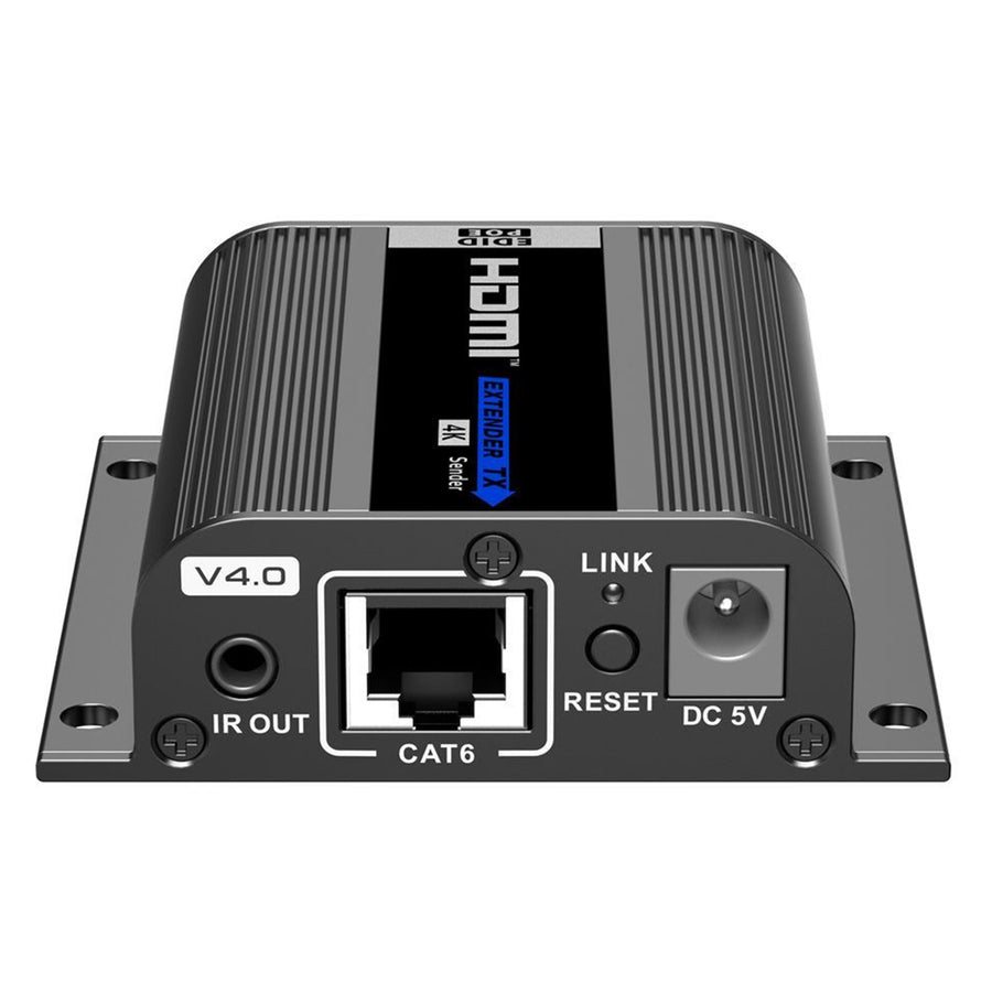 LENKENG LKV372EDID-V4-0 - HDMI & IR Extender Kit over Cat6 w/ EDID switch. Loop out connection Port on Transmitter