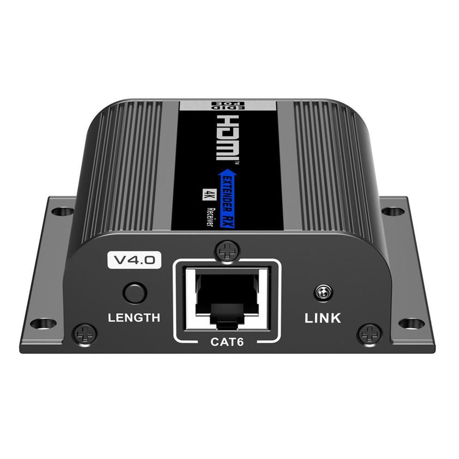 LENKENG LKV372EDID-V4-0 - HDMI & IR Extender Kit over Cat6 w/ EDID switch. Loop out connection Port on Transmitter