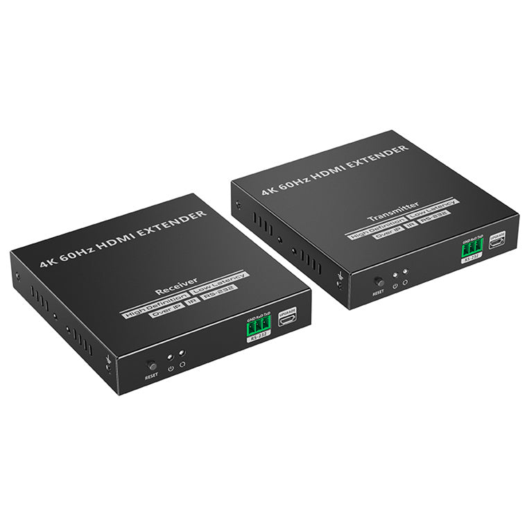 LENKENG LKV582 - 4K HDMI Extender Over 1G IP CAT5e/6/6A/7 Network Cable. Supports Res up to 4K@60Hz.