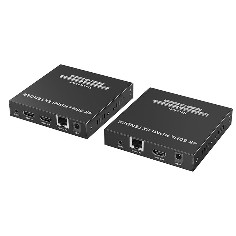 LENKENG LKV582 - 4K HDMI Extender Over 1G IP CAT5e/6/6A/7 Network Cable. Supports Res up to 4K@60Hz.