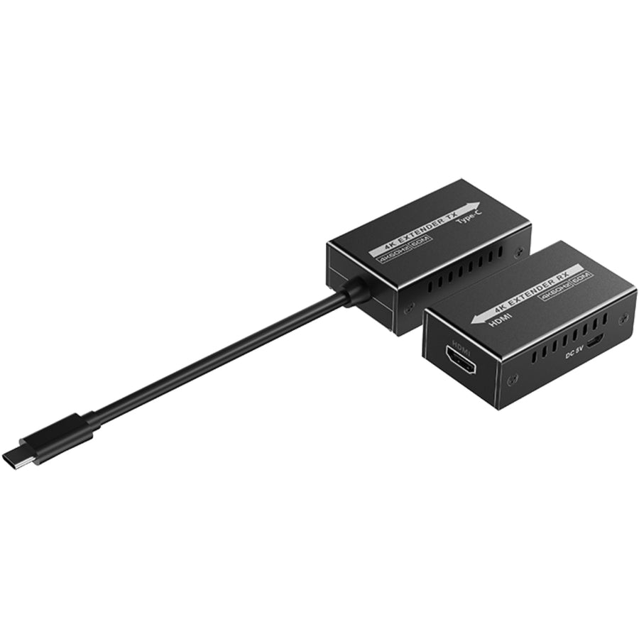 LENKENG LKV600TH-L - USB-C to HDMI Extender Includes both Tx & Rx Units. Supports Res up to 4K@144Hz.