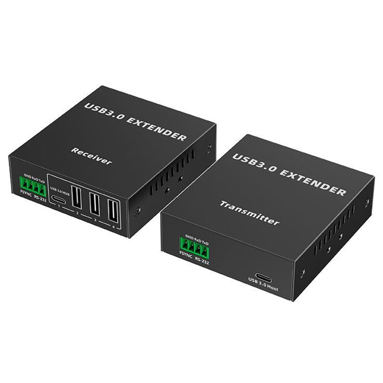 LENKENG LKV300USB - 4-Port USB-A 3.0 Extender Over Cat5e/6/7 Network Cable. Extend up to 90m (Cat6a)