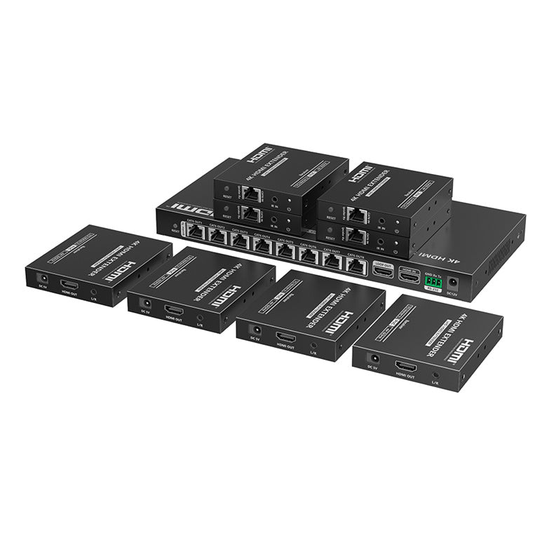 LENKENG LKV828P-N - 1-In-8-Out 4K@60Hz HDMI Splitter Extender