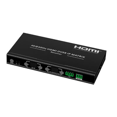 LENKENG IMCS-IM02-RX - HDMI extender over IP (Matrix) supports 4k@60hz.Compatible with Cat5e/6. Up to 120M (RX)