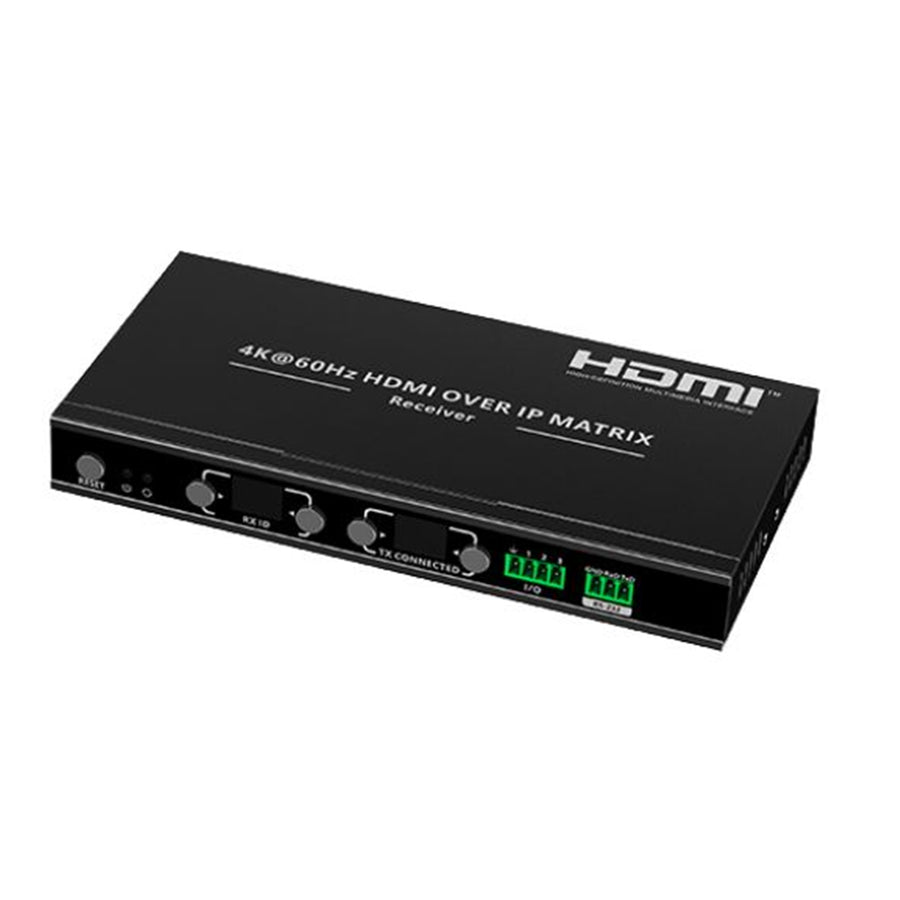 LENKENG IMCS-IM02-RX - HDMI extender over IP (Matrix) supports 4k@60hz.Compatible with Cat5e/6. Up to 120M (RX)