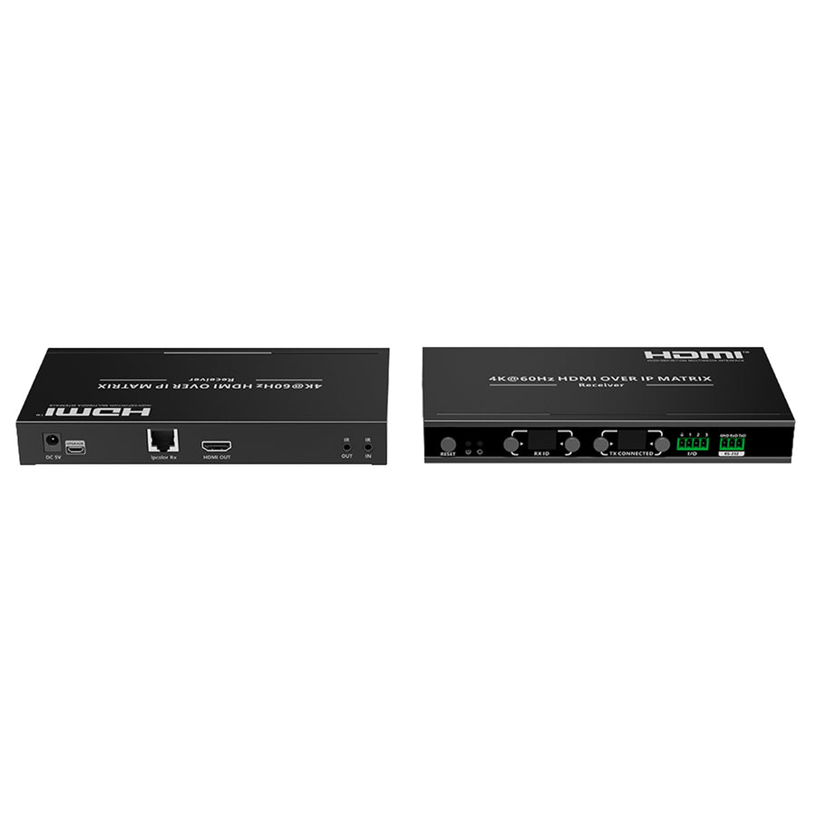 LENKENG IMCS-IM02-RX - HDMI extender over IP (Matrix) supports 4k@60hz.Compatible with Cat5e/6. Up to 120M (RX)