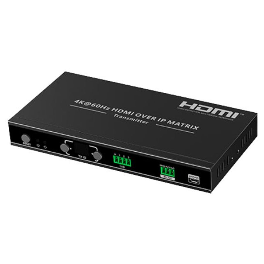 LENKENG IMCS-IM02-TX - HDMI extender over IP (Matrix) supports 4k@60hz.Compatible with Cat5e/6. Up to 120 M (TX)