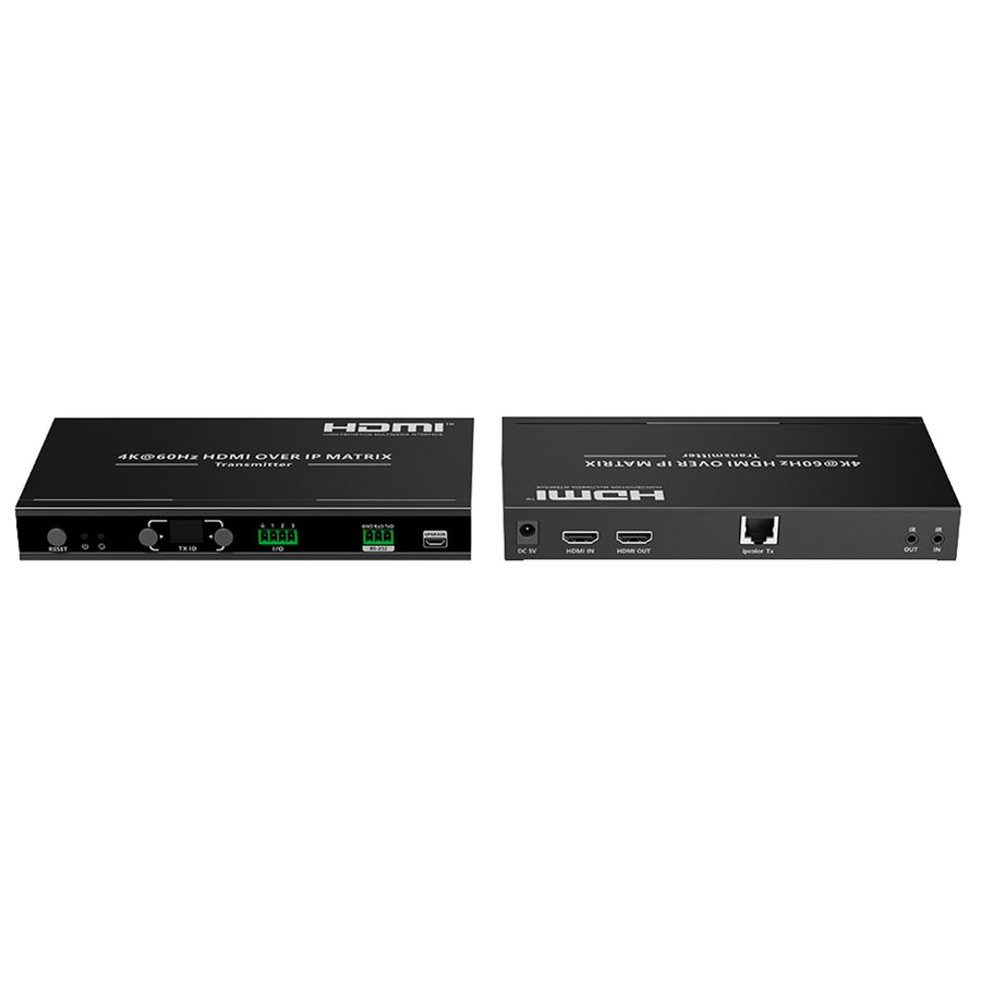 LENKENG IMCS-IM02-TX - HDMI extender over IP (Matrix) supports 4k@60hz.Compatible with Cat5e/6. Up to 120 M (TX)