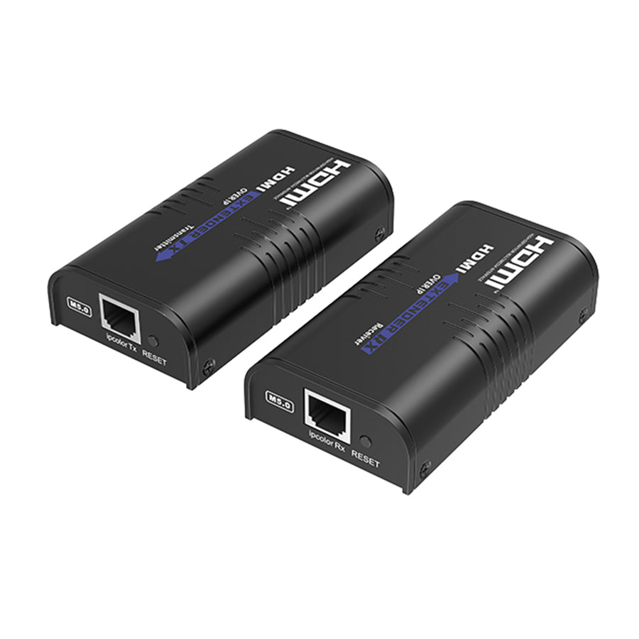 LENKENG LKV373-M5.0 - HDMI Over IP Extender Supports Cat5E/6, Many-to-Many Transmitter & Receiver Kit